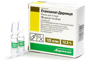 Препарат "Этамзилат" Лечение болезни