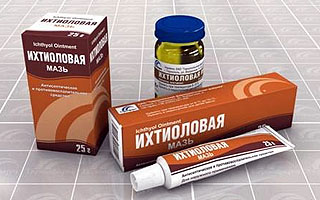 Ихтиоловая мазь Симптоматическая терапия