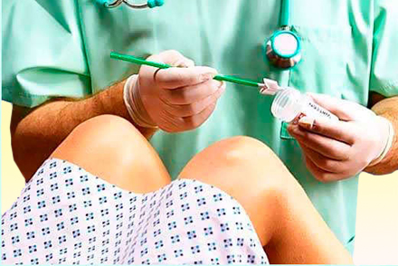 Взятие мазка на патогенную микрофлору Осмотр у гинеколога