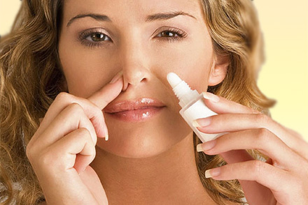 Увлажнение слизистой носовых путей Капли в нос