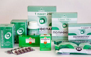 Сорбент "Полифепан" Препараты